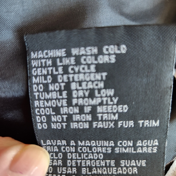 Girl's London Fog Gradient-Pink Fleece Lined Full Zip Hooded Puffer Jacket L/6X - Picture 13 of 16